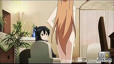 Sword art anime porn - Asuna play mode
