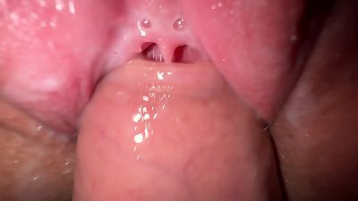 I pulverized my nasty stepsister, tight cream colored gash and close up cumshot