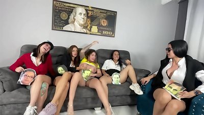 Presidential candidates in Colombia screwing in an interview to win the elections - Sara ash-blonde - Katty Blake - Ambar Prada - Natalia Medina - Camila Mush - Mia Montieth