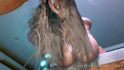 3d porn big-boobed chinese teenager bondage Face smashing
